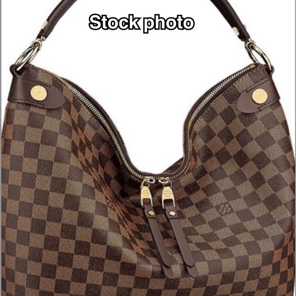 LOUIS VUITTON DAMIER EBENE DUOMO HOBO BAG - Picture 8 of 9